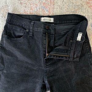 Madewell Tall Black High Riser Jeans